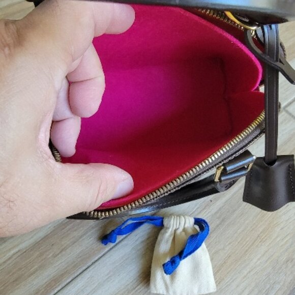 JUST SOLD Louis Vuitton Damier Ebene Alma BB Satchel Handbag - Picture 4 of 9